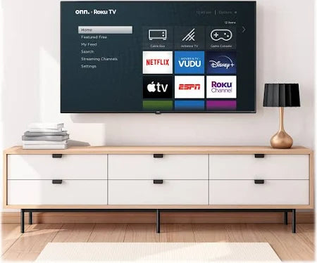 onn. 65-inch 4K UHD Roku Smart TV